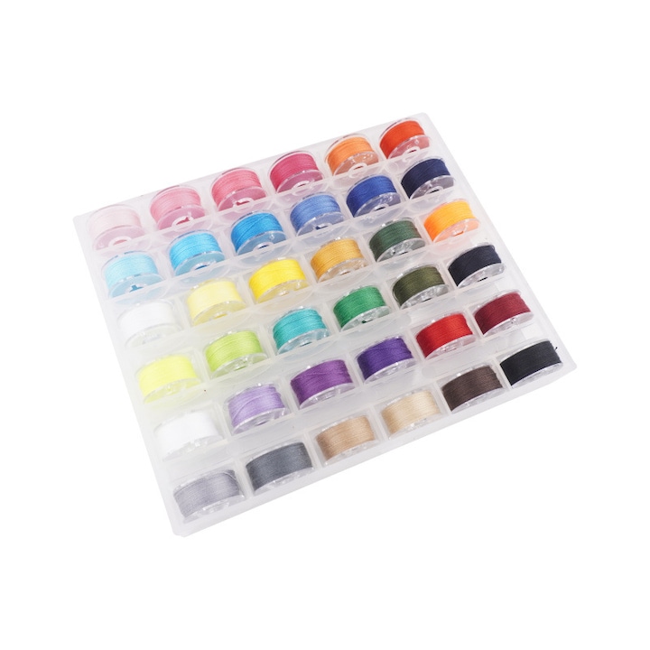 Комплект конци Rosa, 36 цвята, Стандартен размер, Многоцветен
