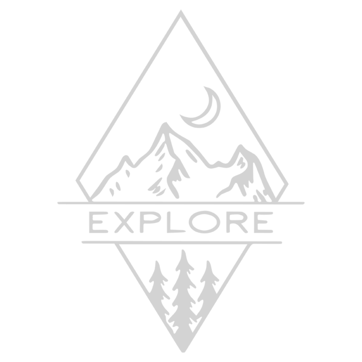 Sticker auto ''Explore night'', 18x15 cm, Alb