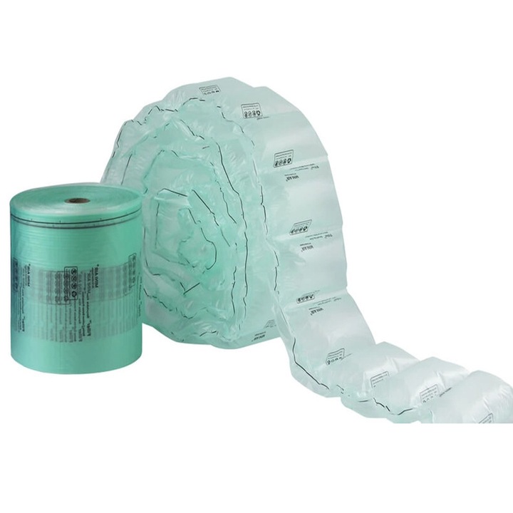Rola folie cu bule MiniAir Filler, 200x100mm, 400m, 15 microni, ambalare si protectie la transport, verde