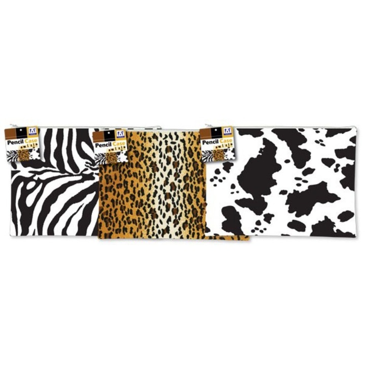 Моливник, с цип и шарка сафари