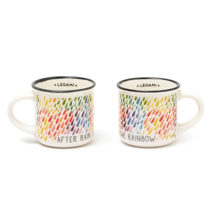 Set 2 cesti - Espresso For Two - After Rain, Portelan, 50 ml, Multicolor