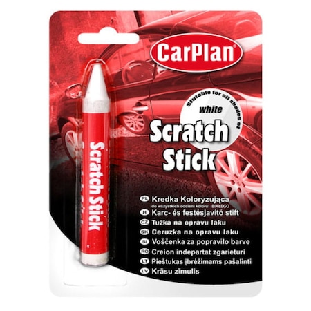 Creion pentru zgarieturi CarPlan, alb