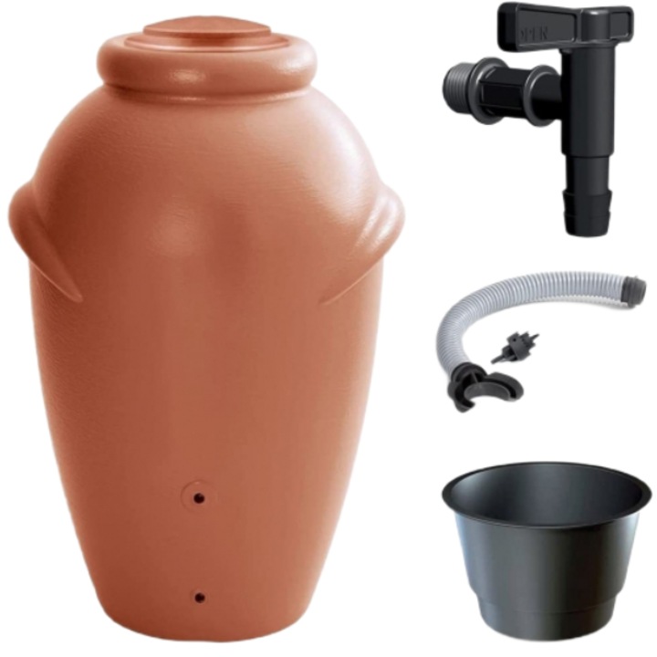 PrimeGarden AquaCAN Esővíztartály, 210 l, Narancs