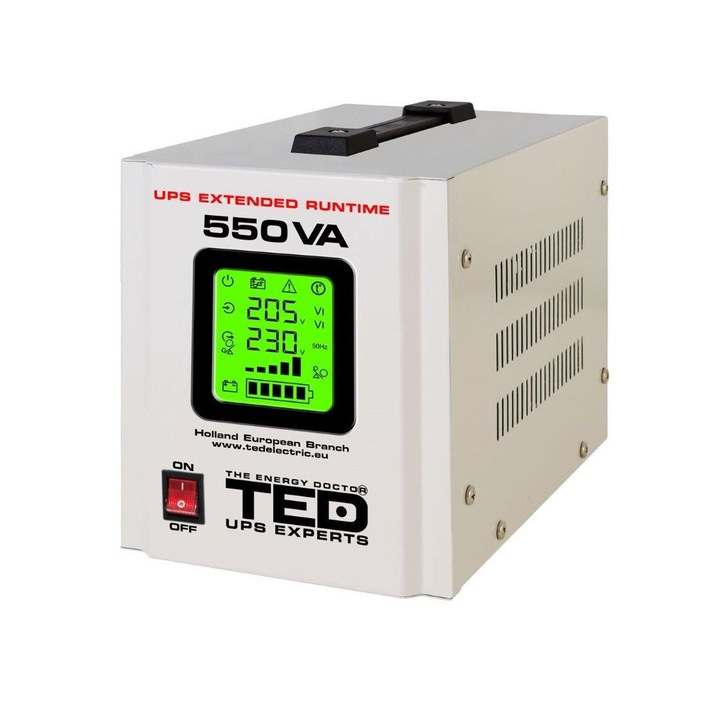 UPS 550VA - 300W удължено време на работа, TED UPS Expert TED000354