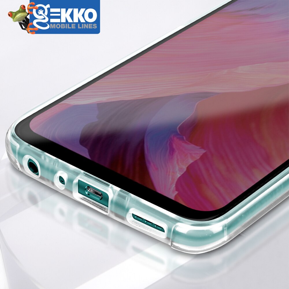 Husa 360° pentru Oppo A54 5G, Fata + Spate (2 in 1), silicon si spate din plastic, decupaje camera, Full Body - Transparenta