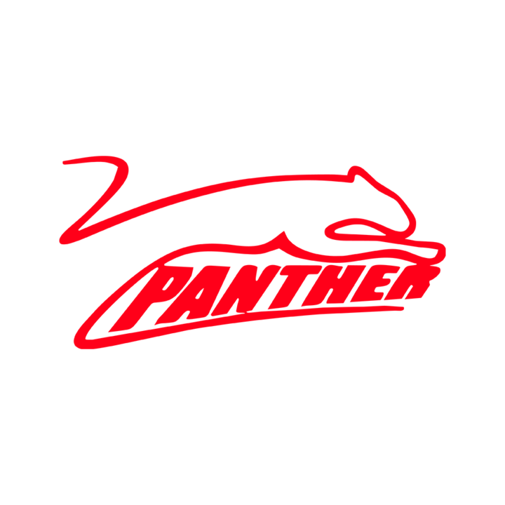 Sticker auto ''Panther'', 20x11 cm, Rosu