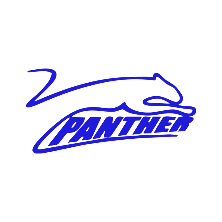Sticker auto ''Panther'', 20x11 cm, Albastru