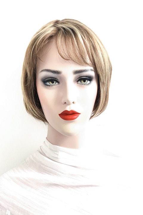 Peruca din par 100% natural uman lucrata manual model Iris