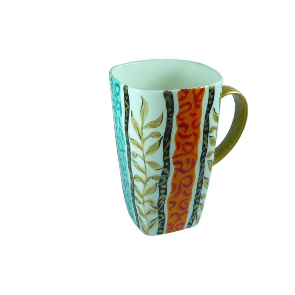 Cana Handpainted Colectia Golden Tendrils - Tibet