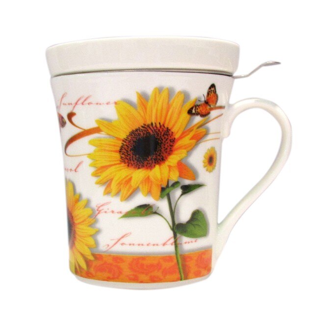 Cana cu Infuzor colectia Floarea Soarelui si Fluturasi