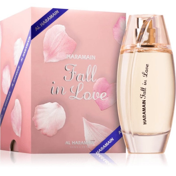 Apa de parfum Al Haramain, Fall in Love Pink, Femei, 100ml
