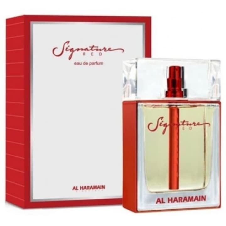 Apa de parfum Al Haramain, Signature Red, Femei, 100ml