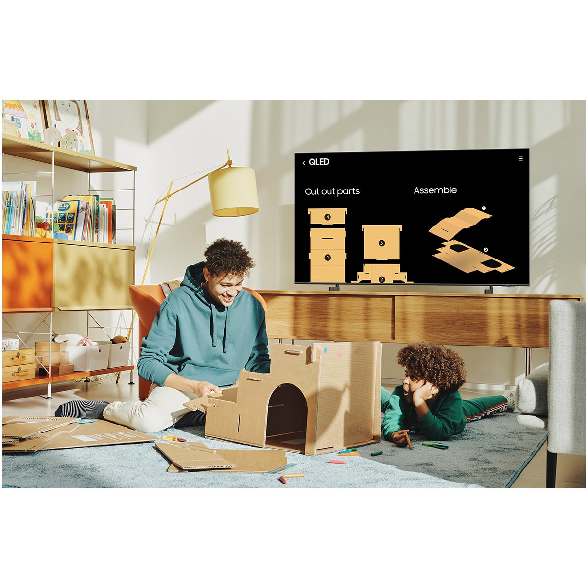 Televizor Samsung 65Q60B, 163 cm, Smart, 4K Ultra HD, QLED, Clasa F