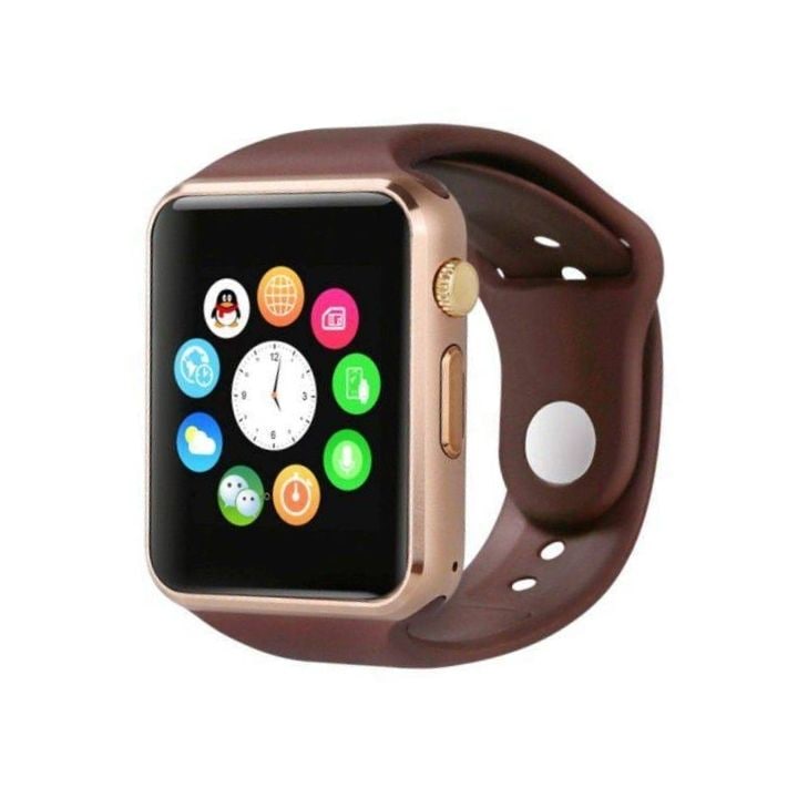 SmartWatch A1, 1.54 ", Ecran tactil, Monitorizare somn, Camera, E-mail, Pedometru, Compatibil Android, Albastru