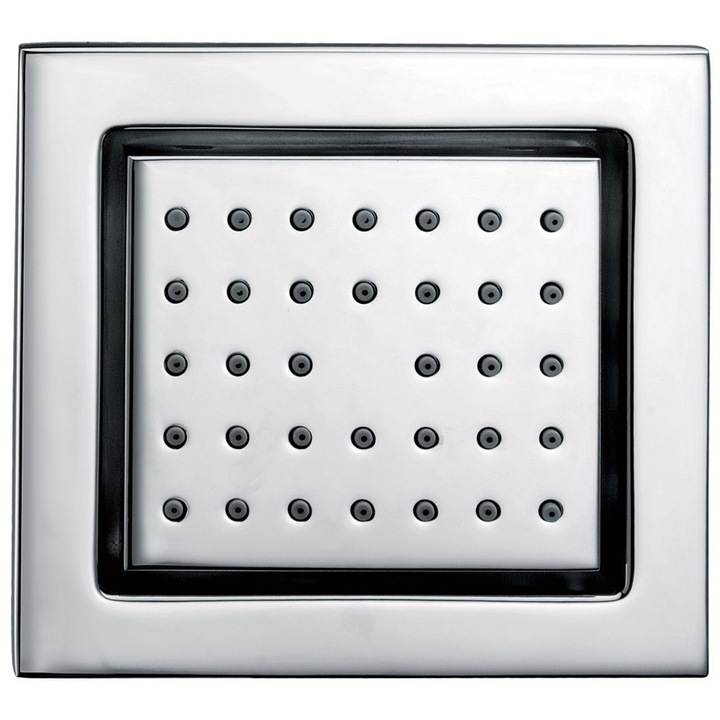 Corp de dus Wunderbad, Soho 2.0, 120 x 130 mm, 1 functie, Alama masiva, Argintiu cromat