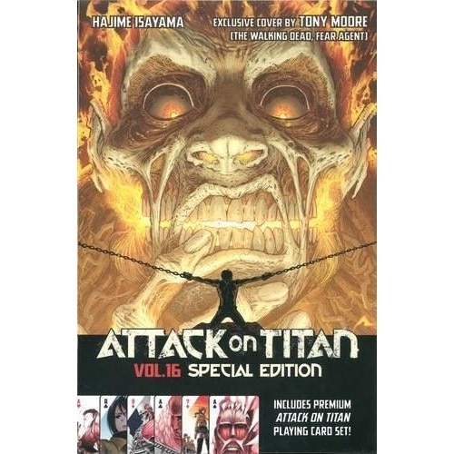 Attack on Titan Vol. 16 - Special Edition with Playing Cards - Hajime Isayama