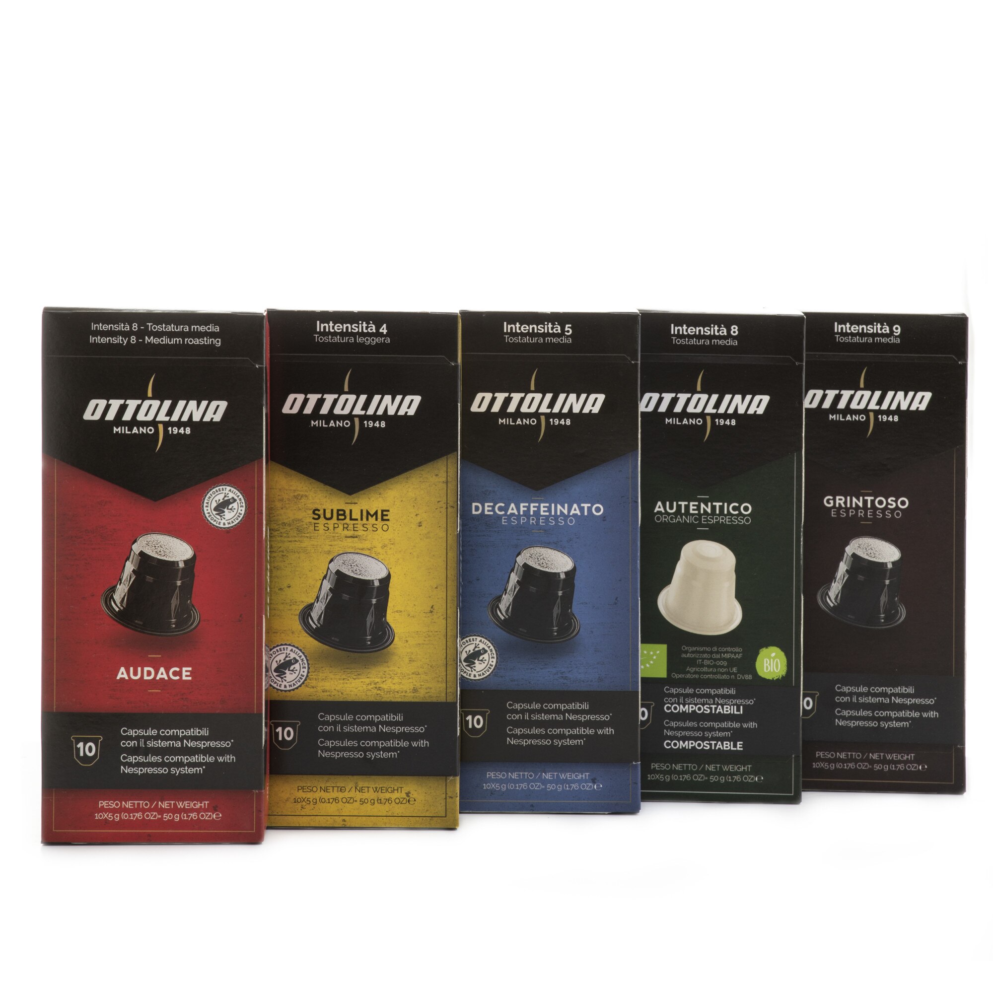 Espressor cu capsule compatibile Nespresso® Nessie by OTTOLINA SV825