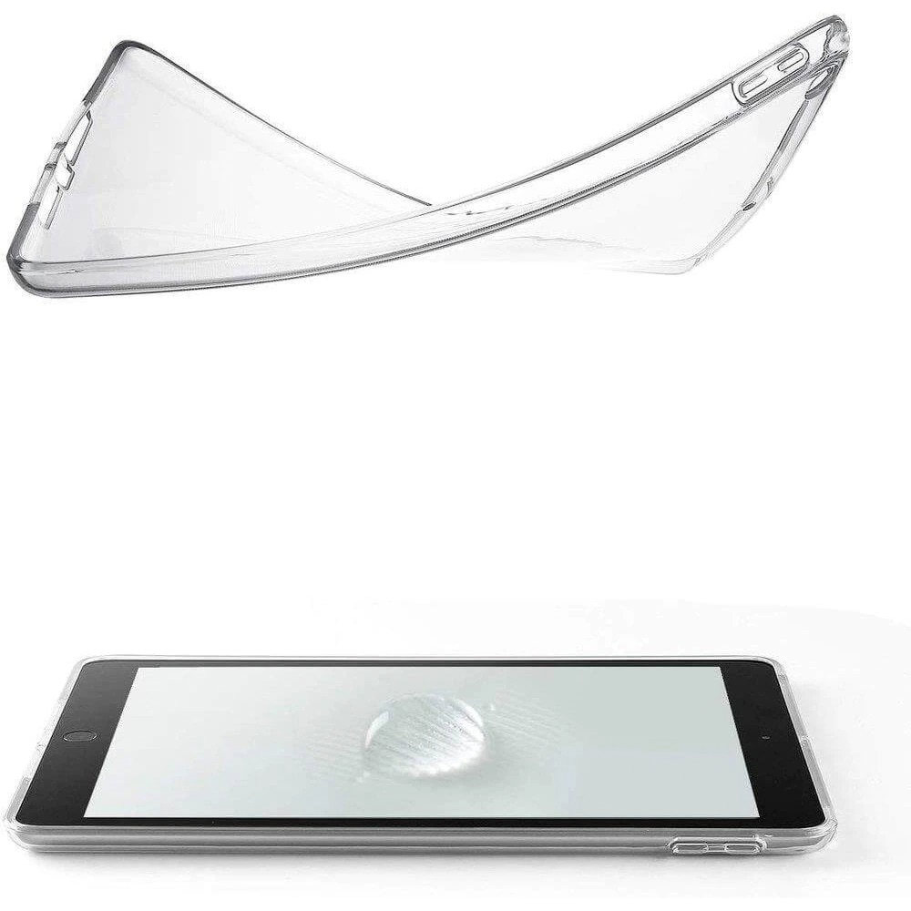 Husa tableta din silicon pentru Huawei MediaPad M5 Lite 8, Optim Protection, Clear Case, Transparent