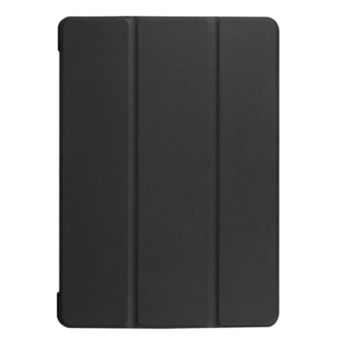 Smart Cover Flip Tablet Tok, Univerzális, 10,1 hüvelyk, Fekete
