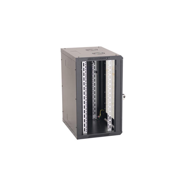 Стенен шкаф 15U 19' 600X450, черен - Asytech Networking Asy-15U-6045W