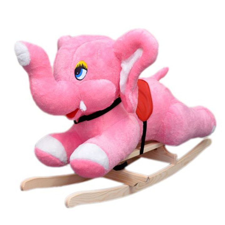 Balansoar elefant pentru fete Smyk 7954222, Roz