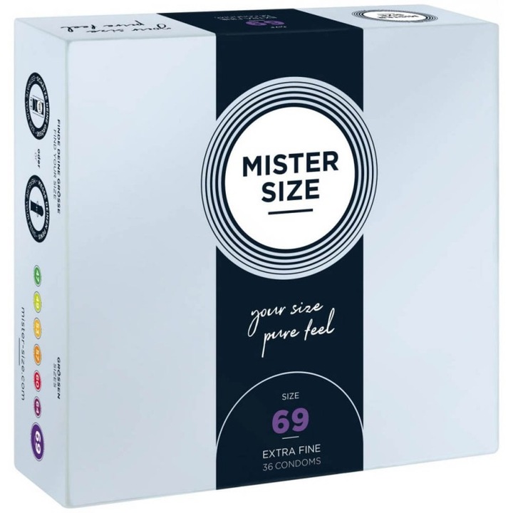 Презервативи Mister Size 69mm, 36 броя