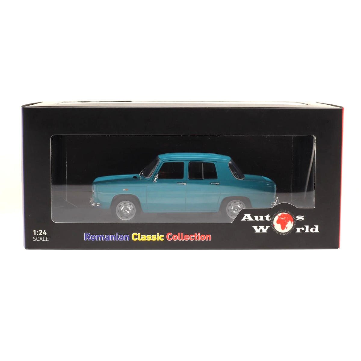 Macheta auto Dacia 1100 1968 Editie Limitata 499 pcs, 1:24 Autosworld ...