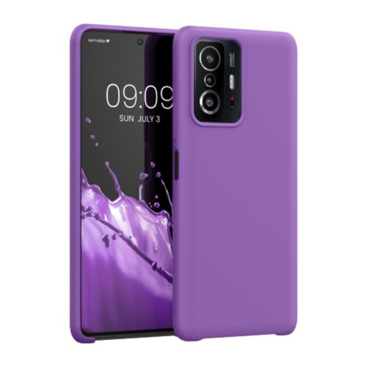 Калъф за Xiaomi 11T/11T Pro, силиконов, лилав, 56209.221, Kwmobile