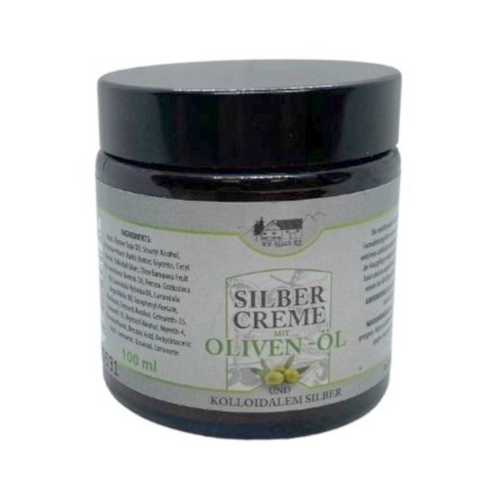 Krém ezüstkolloiddal és 100 ml olívaolajjal