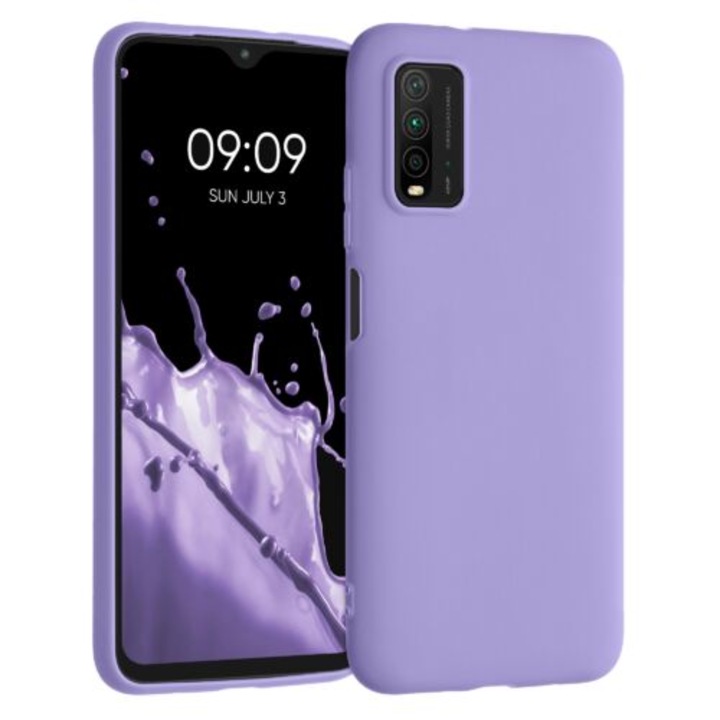 Telefontok Xiaomi Redmi 9T, szilikon, lila, 54337.222, kwmobile