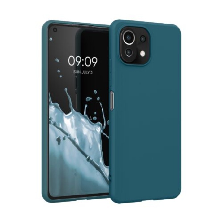 Husa pentru Xiaomi Mi 11 Lite 5G, Silicon, Verde, 54726.57, kwmobile