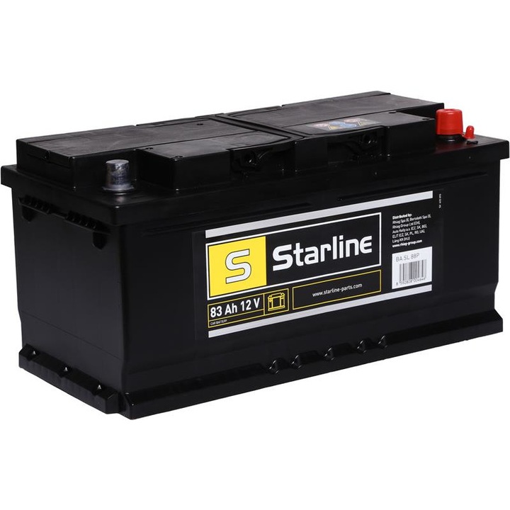 Акумулатор STARLINE, 83 Ah, 720A