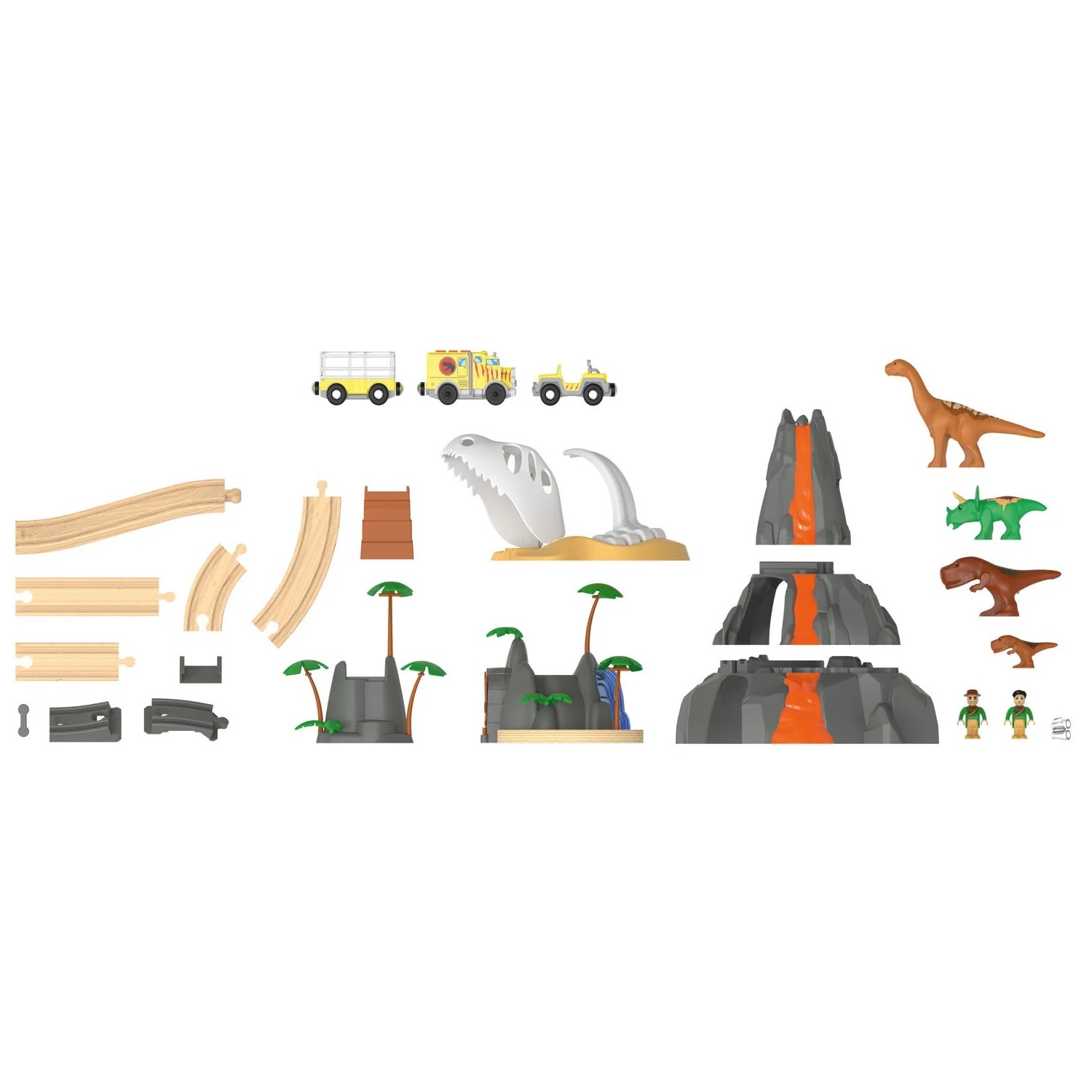 PlayTive Railway Set Dino Park vasútkészlet önjáró elemes teherautóval