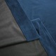 Set draperie din catifea blackout cu inele argintii, Madison, 150x270 cm, densitate 700 g/ml, Dark Cerulean, 2 buc