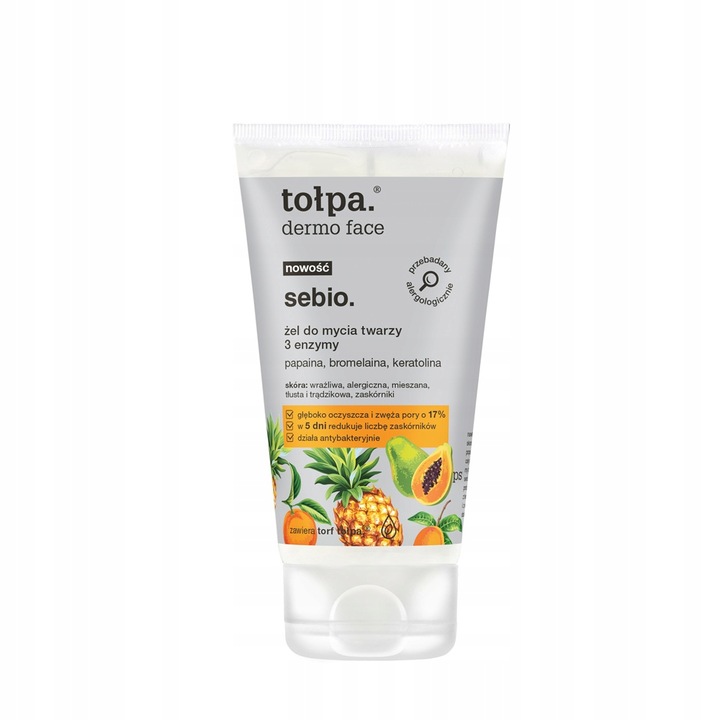Tolpa Sebio почистващ гел за чувствителна кожа, 150 мл