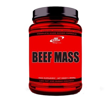 Beef Mass 1200G Pro Nutrition, ciocolata, Concentrat Carbo-Proteic din carne de vita Beef Mass 1200G Pro Nutrition, ciocolata, Concentrat Carbo-Proteic din carne de vita