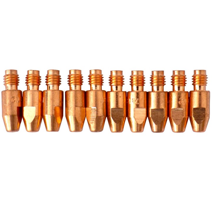 Duza de contact M8, L=30mm pentru sarma 1,0mm de aluminiu (set de 10buc)