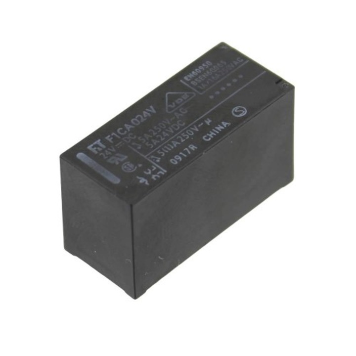 Releu miniatura, 24V DC, 5A, serie FTR-F1, FUJITSU, FTR-F1CA024V, T118787
