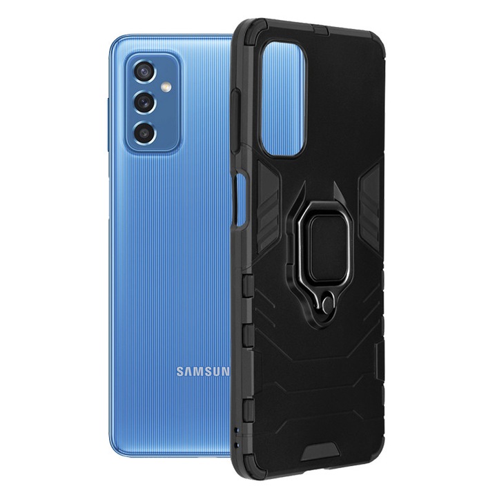 Кейс за Samsung Galaxy M52 5G, Techsuit Silicone Shield, черен