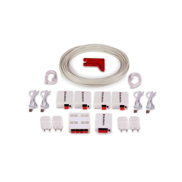 Kit Fibra optica, Actelser, Premium SnapData, Plastic, 140 m