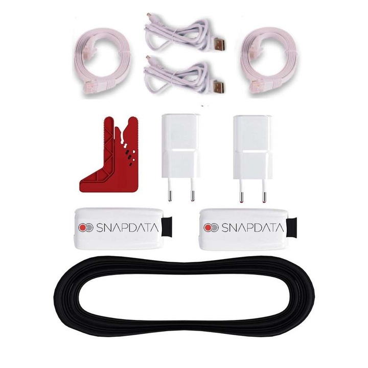 Kit Fibra optica, Actelser, Single Snap Data, Plastic, 40 m