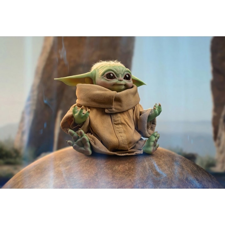 Star Wars Poszter Baby Yoda 3D Art, 61x90cm, Többszínű