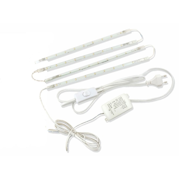 Banda LED, Visiblelux, 4x1.25W, RGB, Multicolor