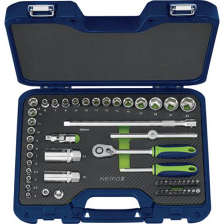 Set de chei hexagonale si biti, 54 piese, Neriox, 427435.0100
