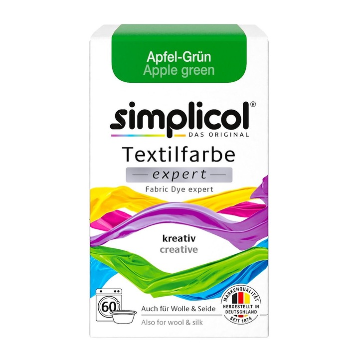 Боя за текстил Simplicol expert, Ябълкова-зелено, 150 гр