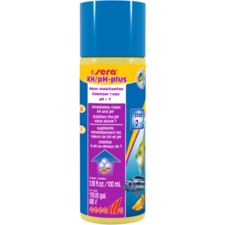 Agent de reglare a parametrilor KH si pH, Sera KH/pH+ PLUS 100ml