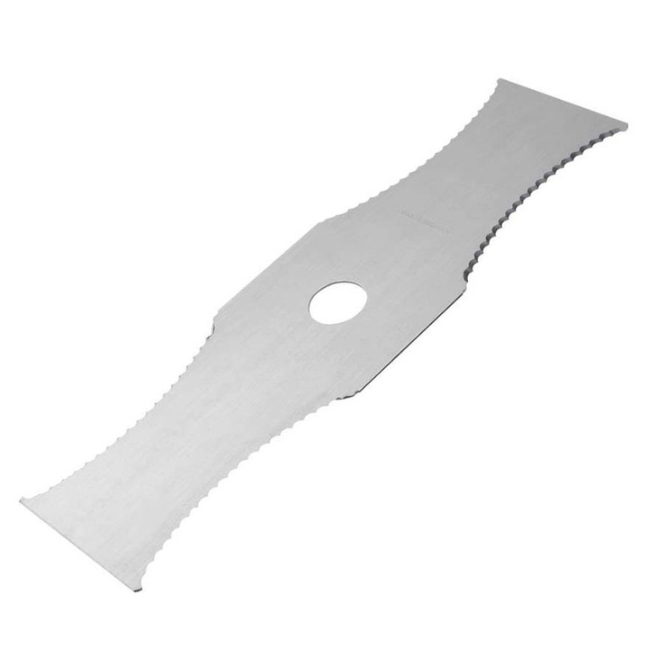 Lama taietoare inox cu zimti, Terra Motors, compatibila cu motocoasa 2D - 305mm - 25.4mm x 1.6mm