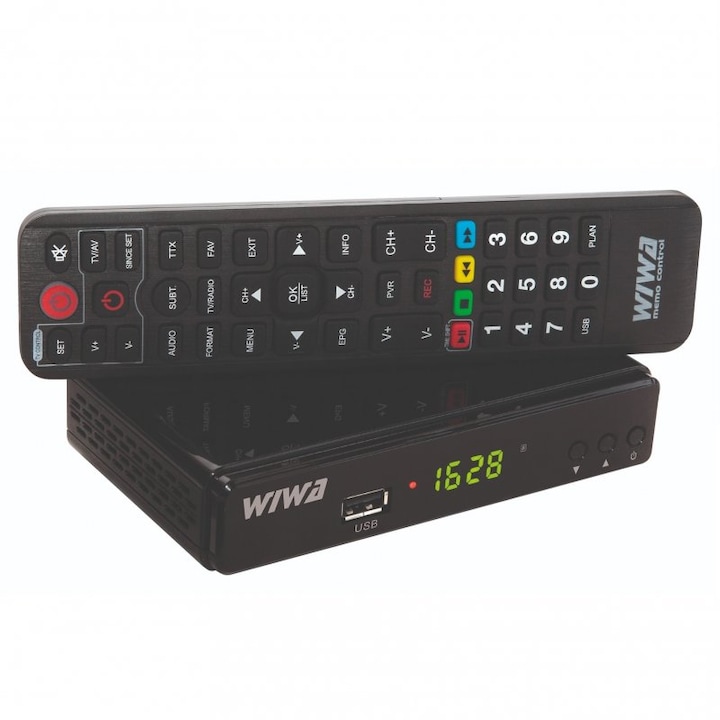 Tuner digital DVB-T/ T2 WIWA H.265