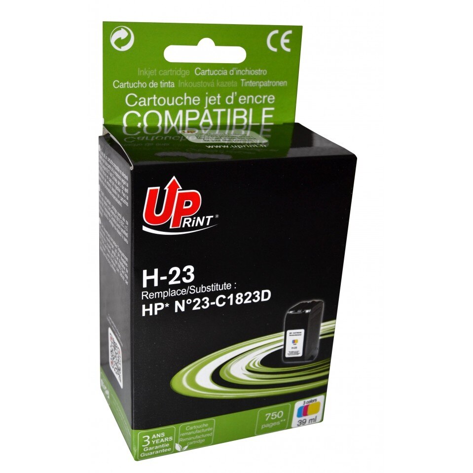 Cartus cerneala UPRINT HJ23UP Color, 39 ml, compatibil C1823