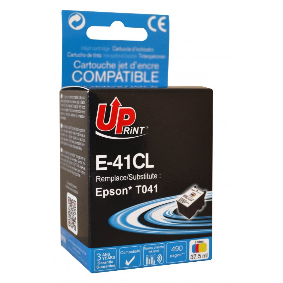 Cartus cerneala UPRINT EJ41UP Color, 37,5 ml, compatibil T041